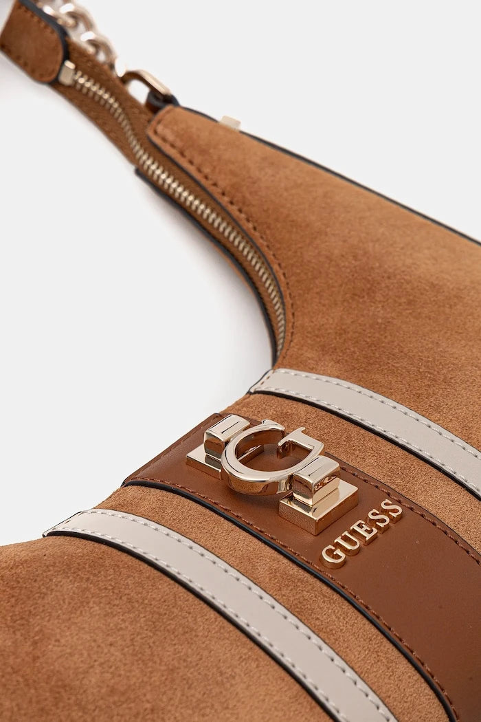 Велурена чанта Guess ERENIA
