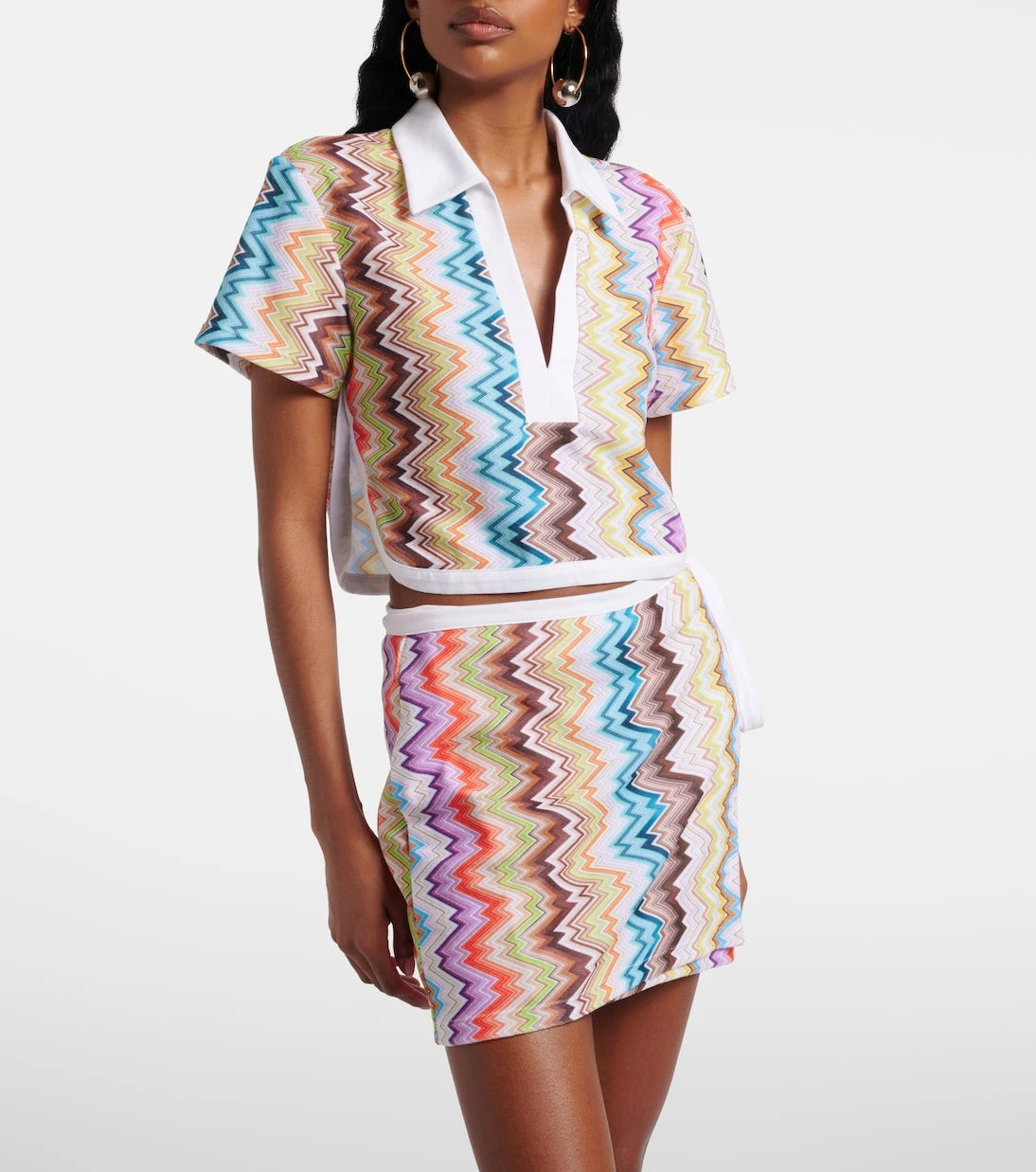 Missoni - Zigzag crop top