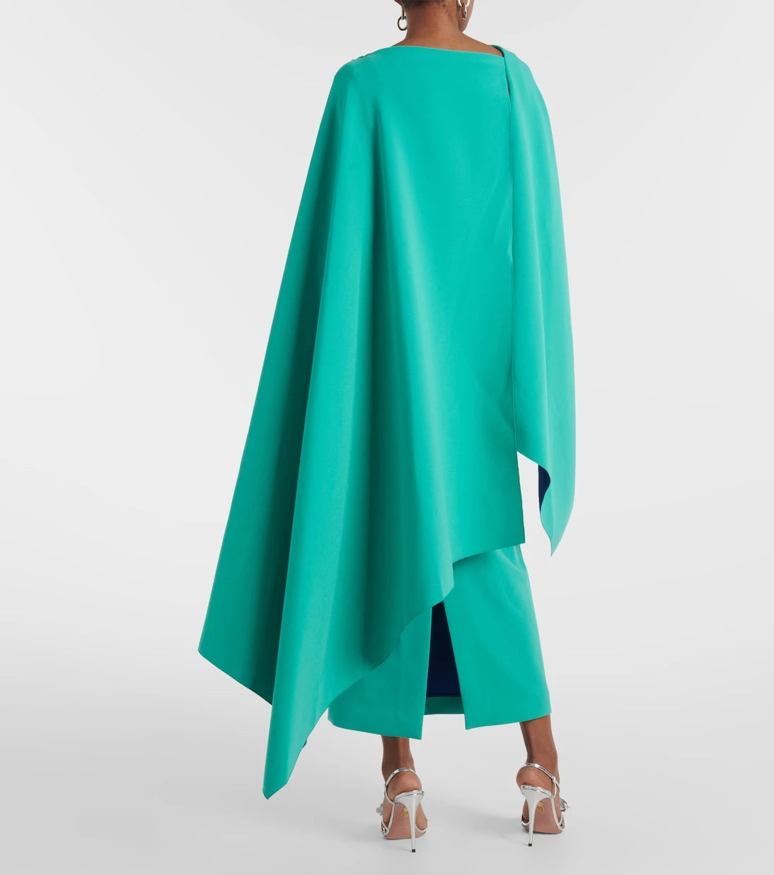 Roksanda - Demetria caped crêpe gown
