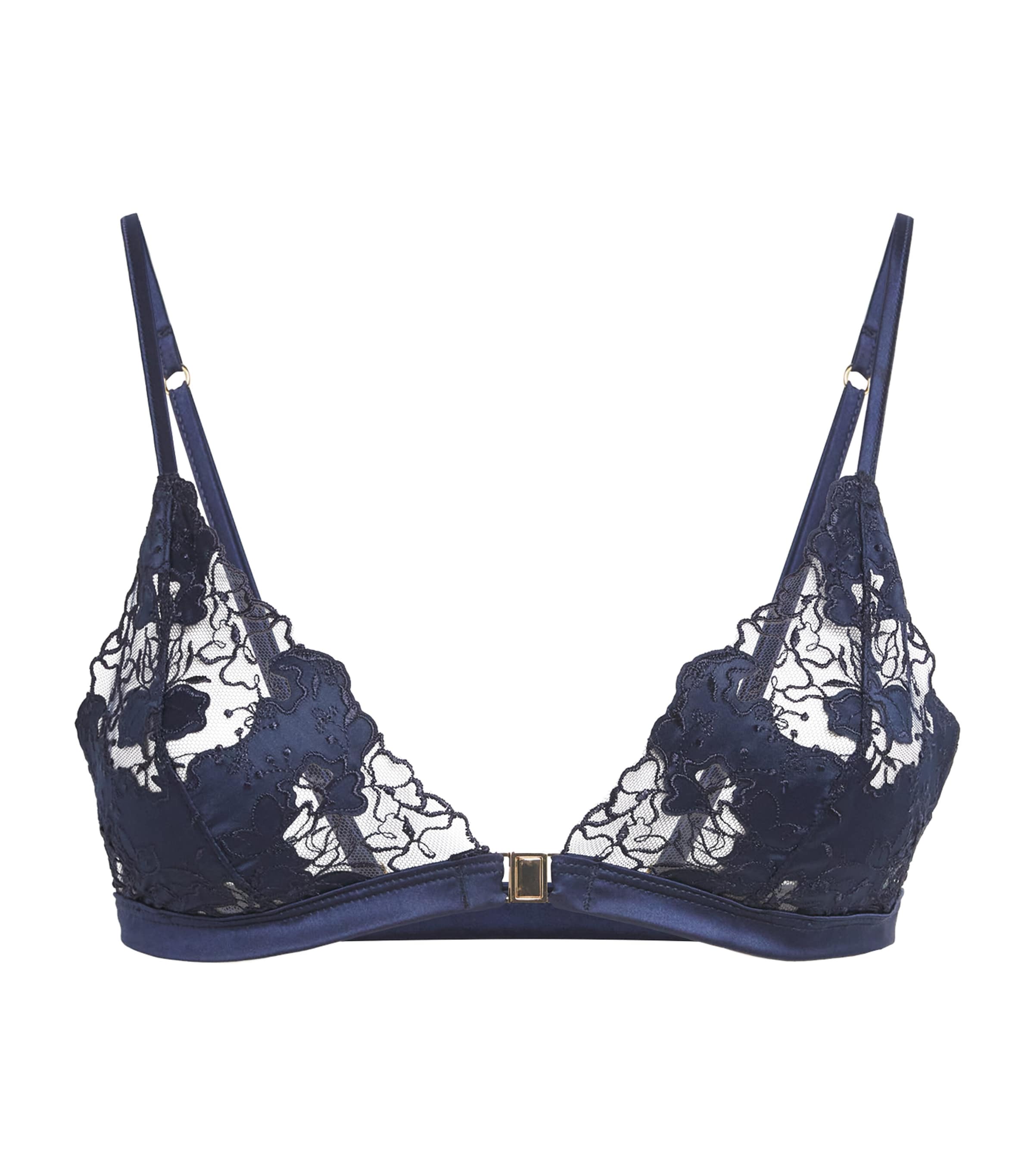 Navy Arella Soft-Cup Bra