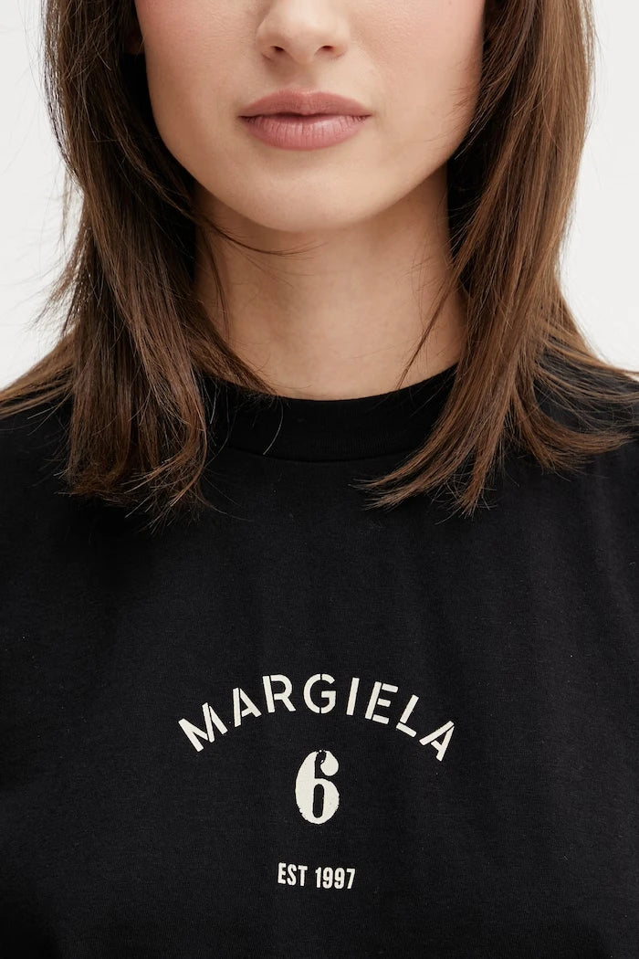 MM6 Maison Margiela тениска дамска от памук