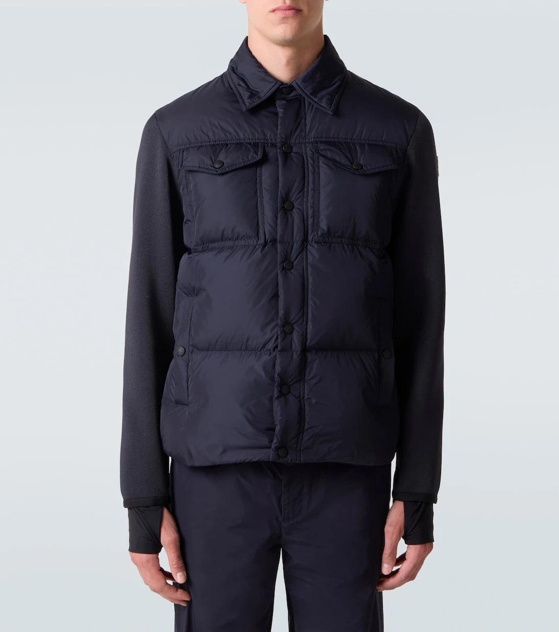 Moncler Grenoble - Down-paneled cardigan