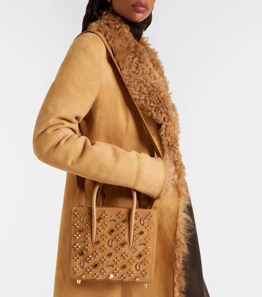 Christian Louboutin - Paloma studded suede tote bag