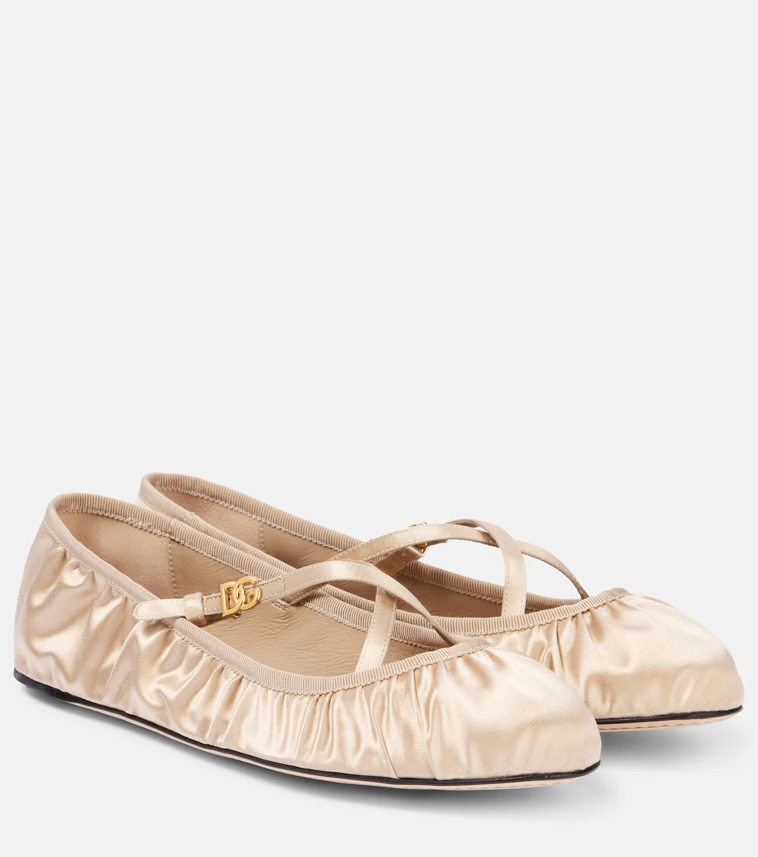 Dolce&Gabbana - Vally satin ballet flats