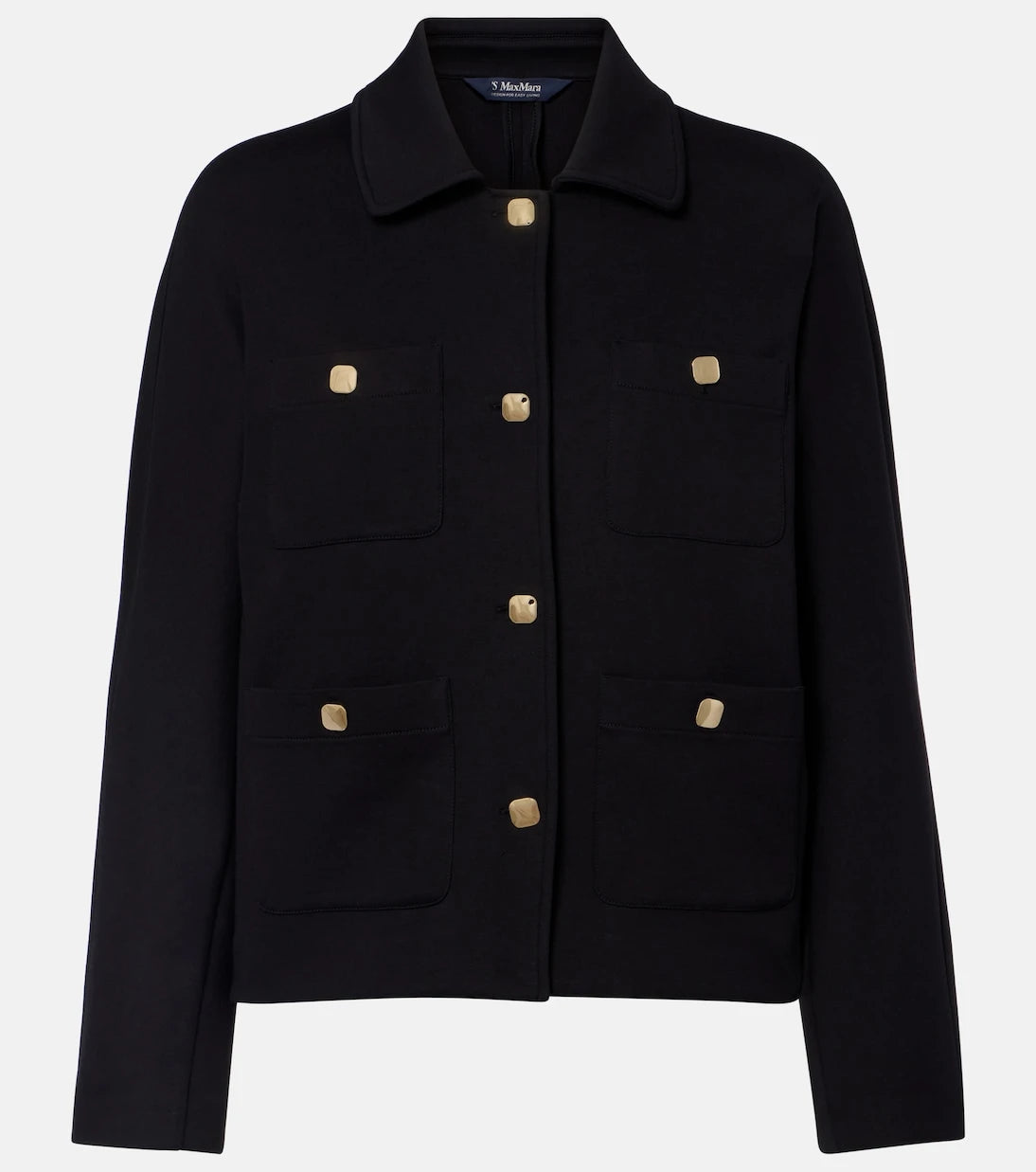 'S Max Mara - Armonioso cotton-blend jersey jacket