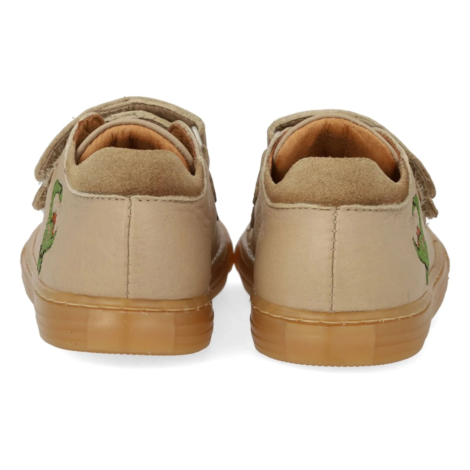 Angulus - Dinosaur Double Scratch Sneakers | Sand
