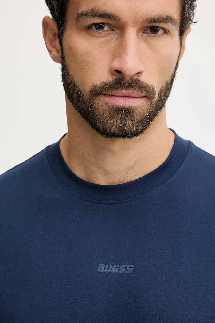 Памучна тениска Guess GIANO