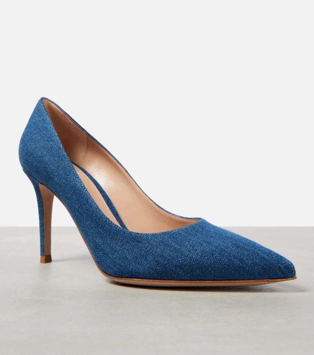 Gianvito Rossi - Gianvito 85 denim pumps
