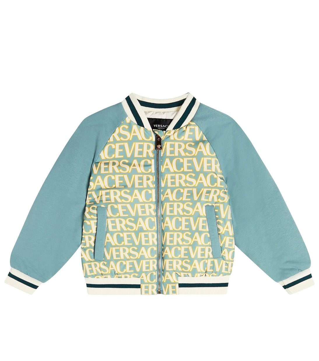 Versace Kids - Logo padded bomber jacket