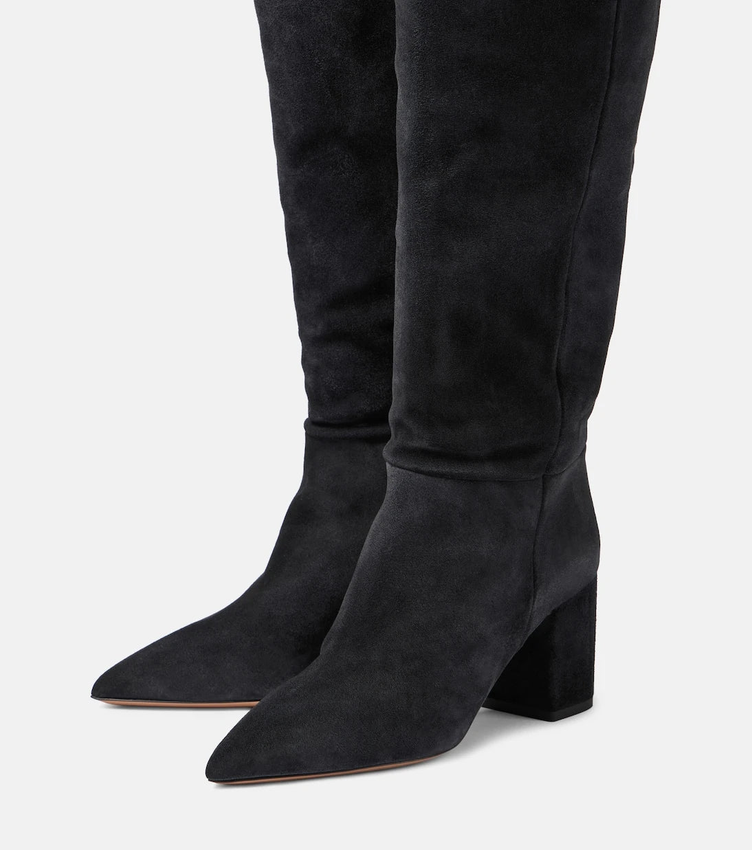 Paris Texas - Anja suede over-the-knee boots