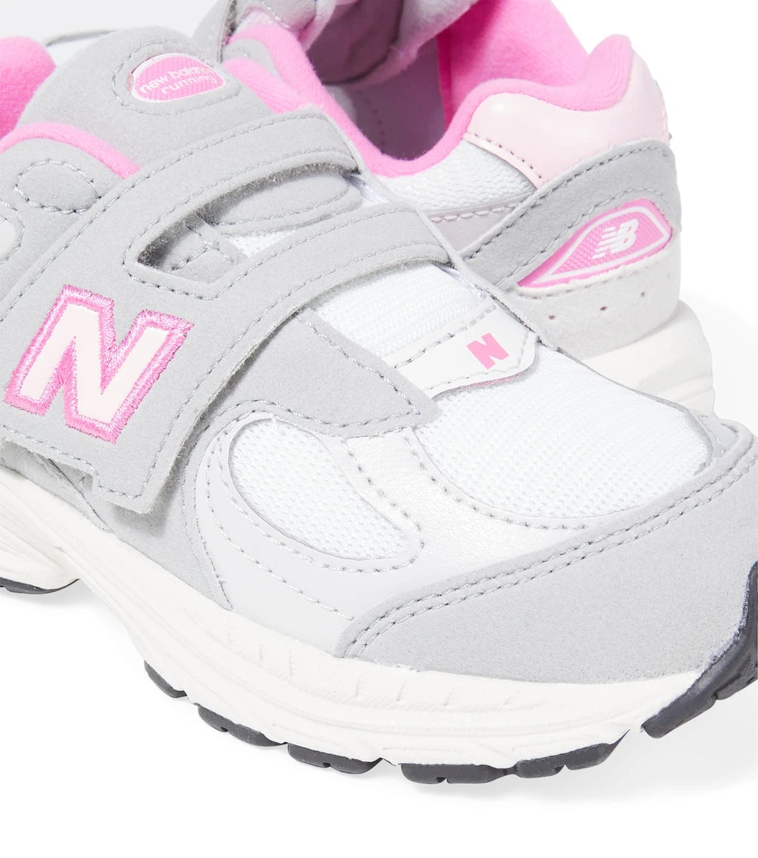 New Balance Kids - 2002 Hook & Loop leather sneakers