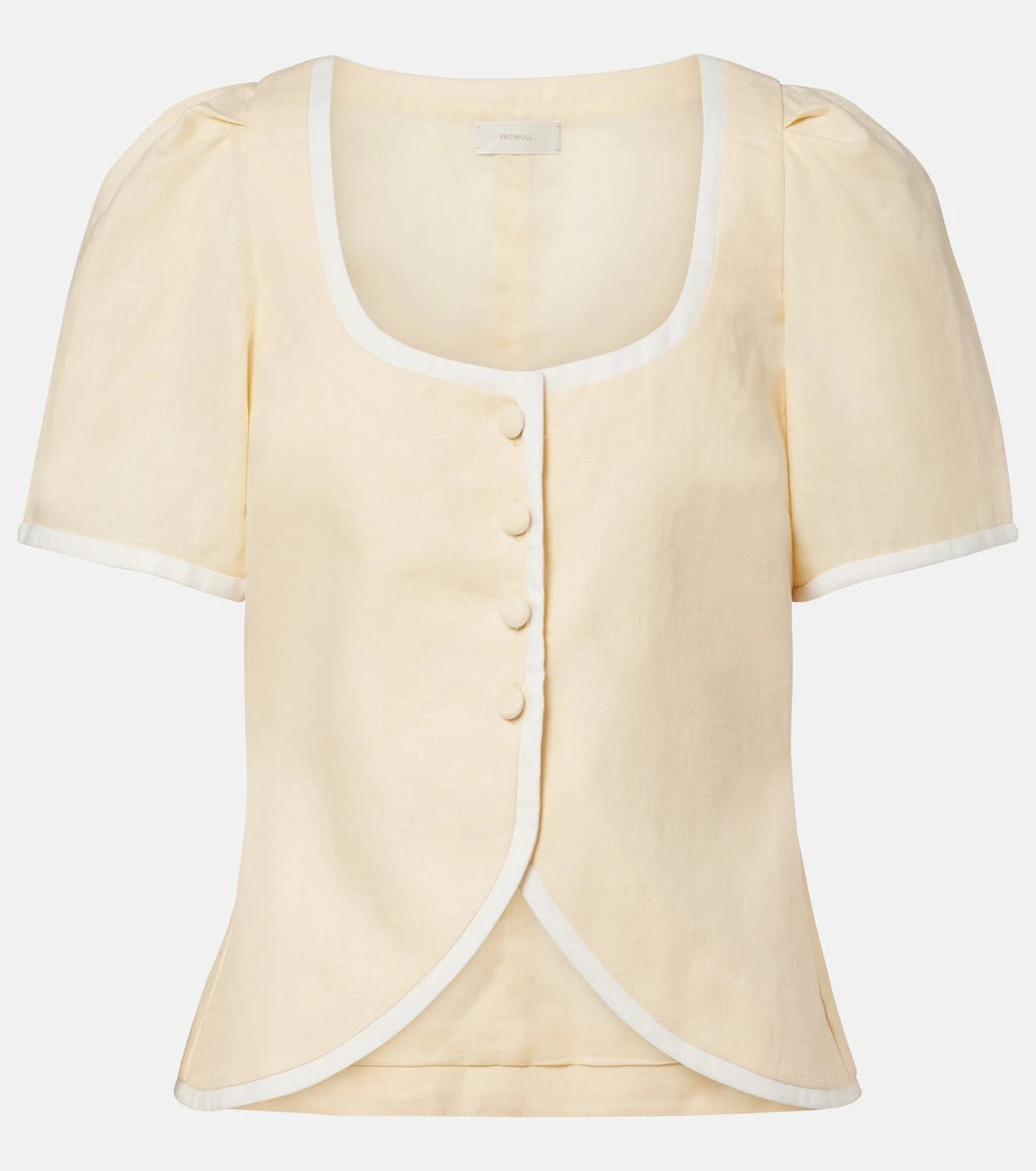 Faithfull - Madeleine belted linen top