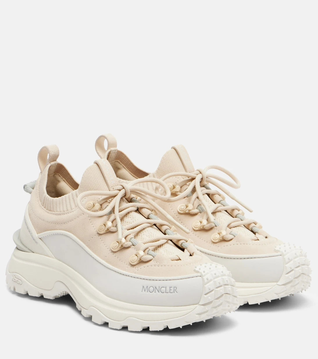 Moncler - Trailgrip Lite3 nubuck & suede sneakers