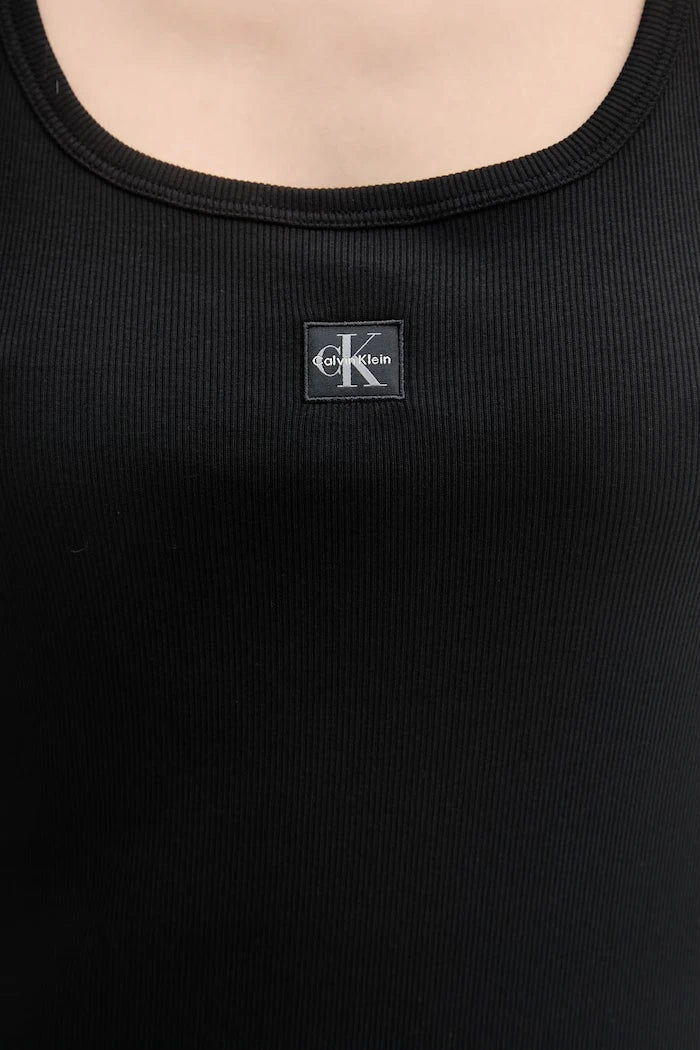Calvin Klein Jeans Рокля от памук с еластан
