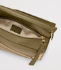 LOEWE Green Small Leather-Suede Puzzle Top-Handle Bag