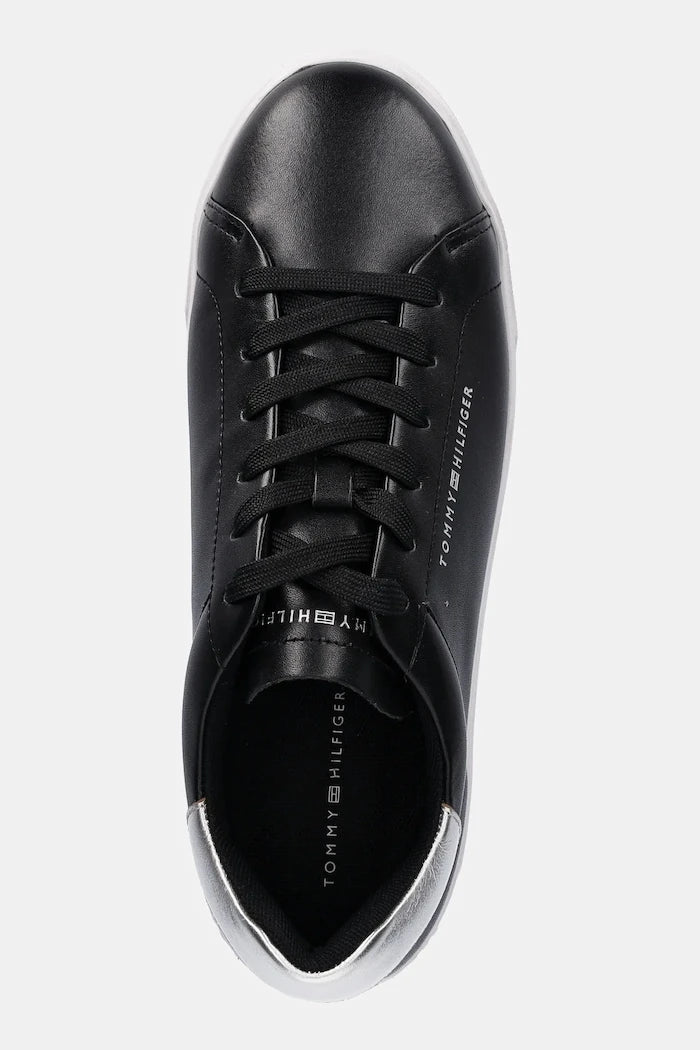 Tommy Hilfiger Deri Spor Ayakkabı ESSENTIAL PLATFORM COURT SNEAKER