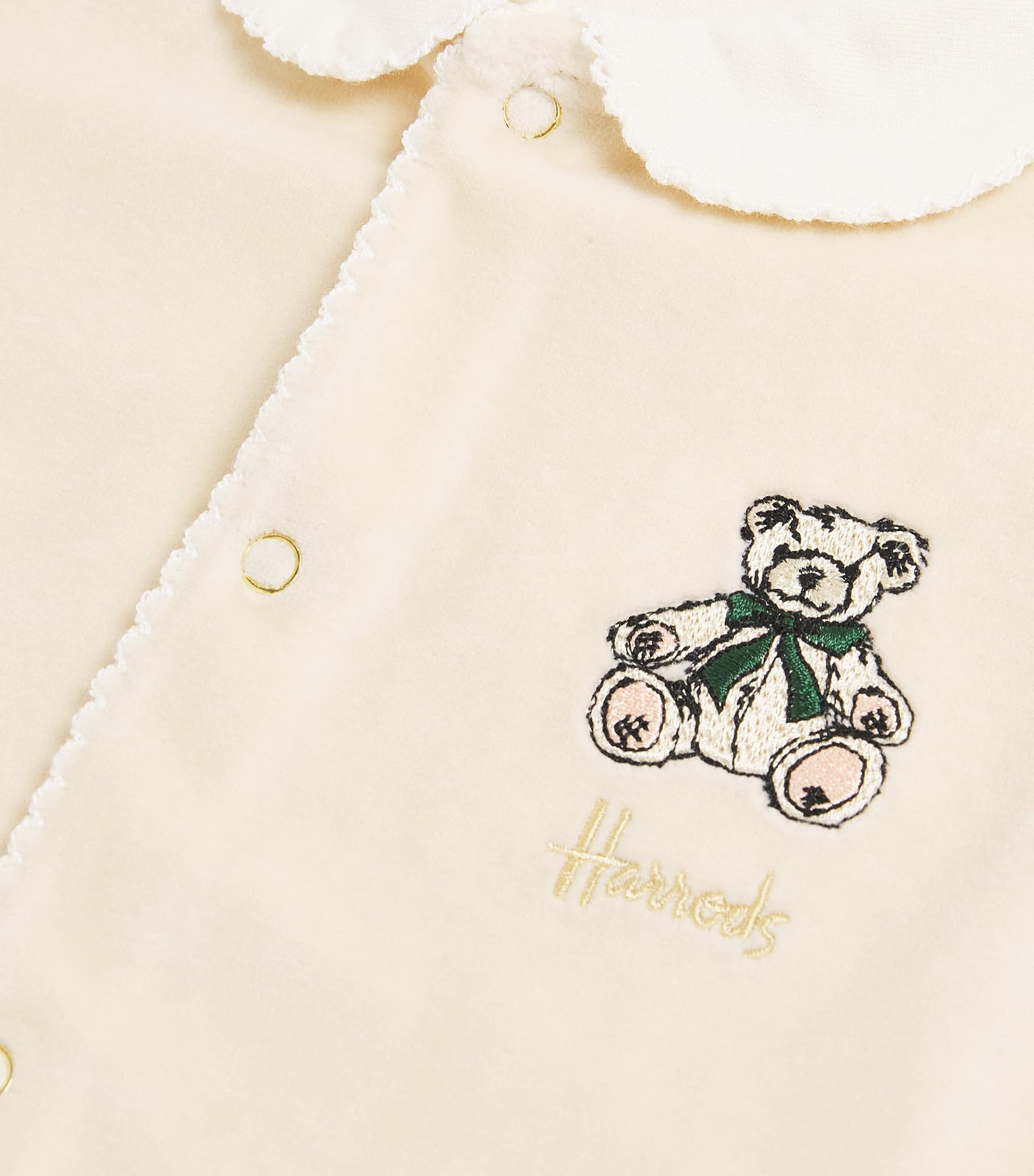 Velour Henry Bear All-in-One (0-18 Months)