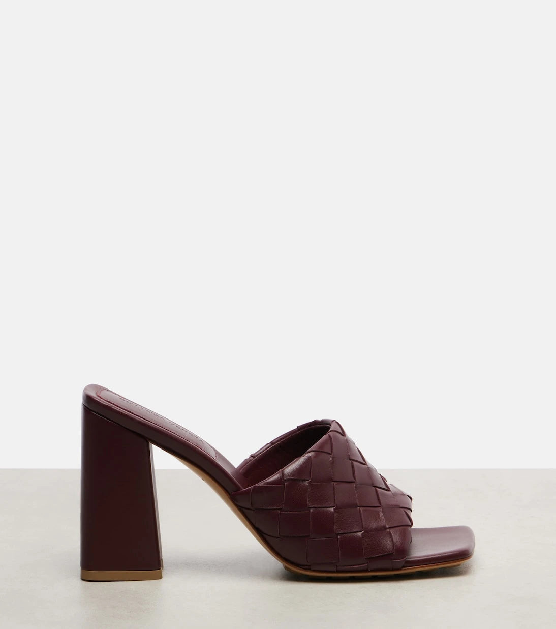 Bottega Veneta - Parco Intrecciato leather mules