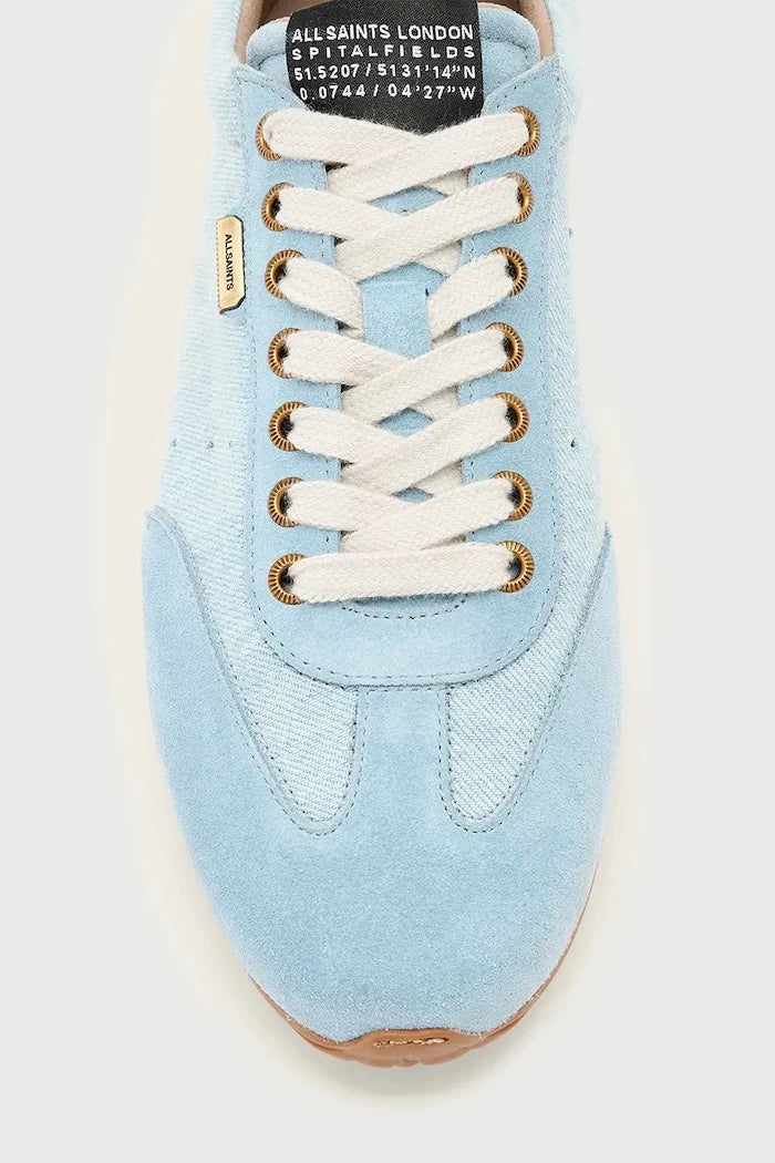 AllSaints Liam Low Top маратонки дамски от велур