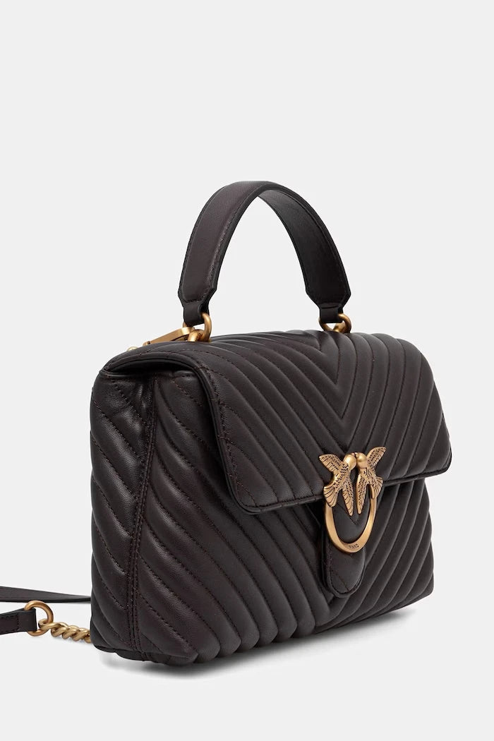 Pinko kadın deri crossbody çanta