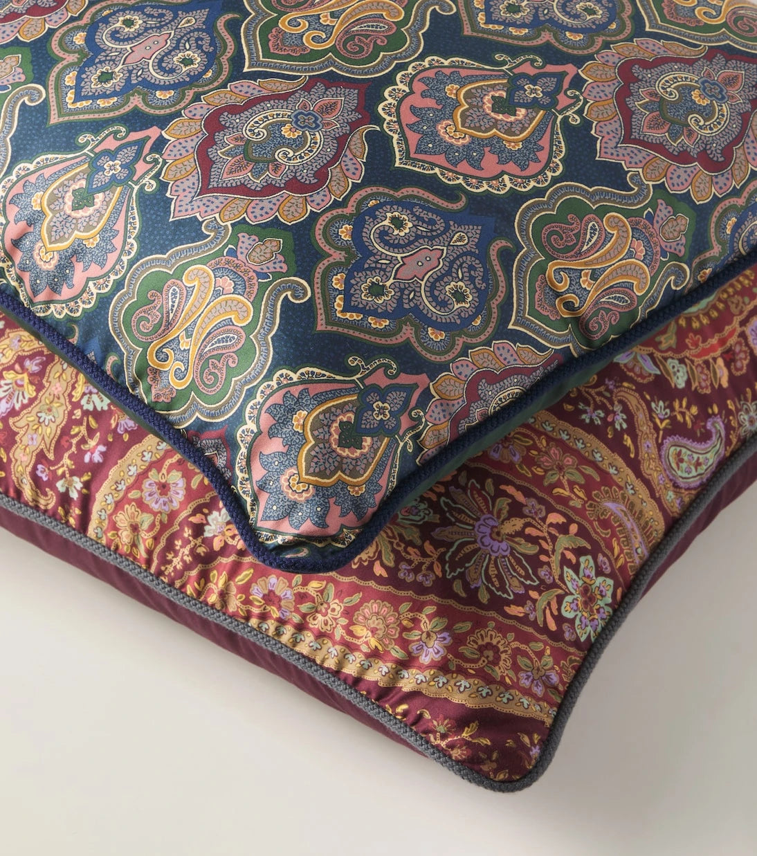 Etro - Printed cotton cushion