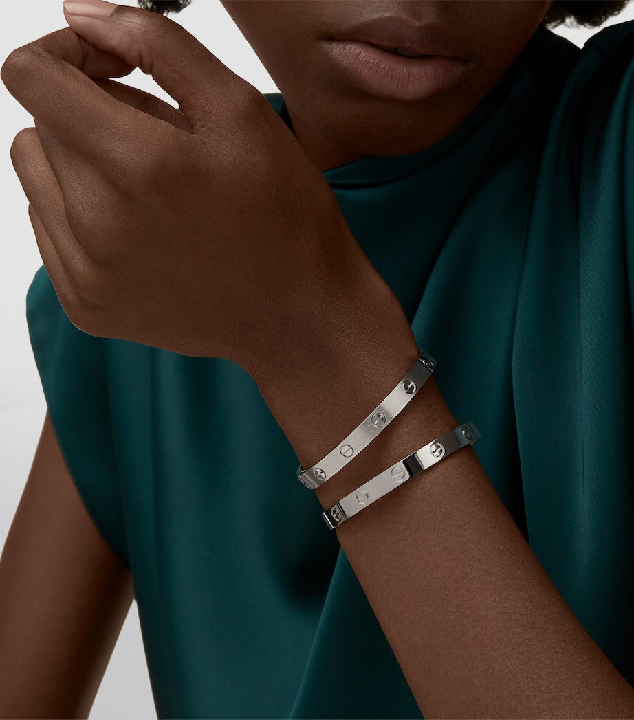 Cartier LOVE Classic White Gold Bracelet
