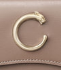 Beige Calfskin Panthère de Cartier Mini Wallet