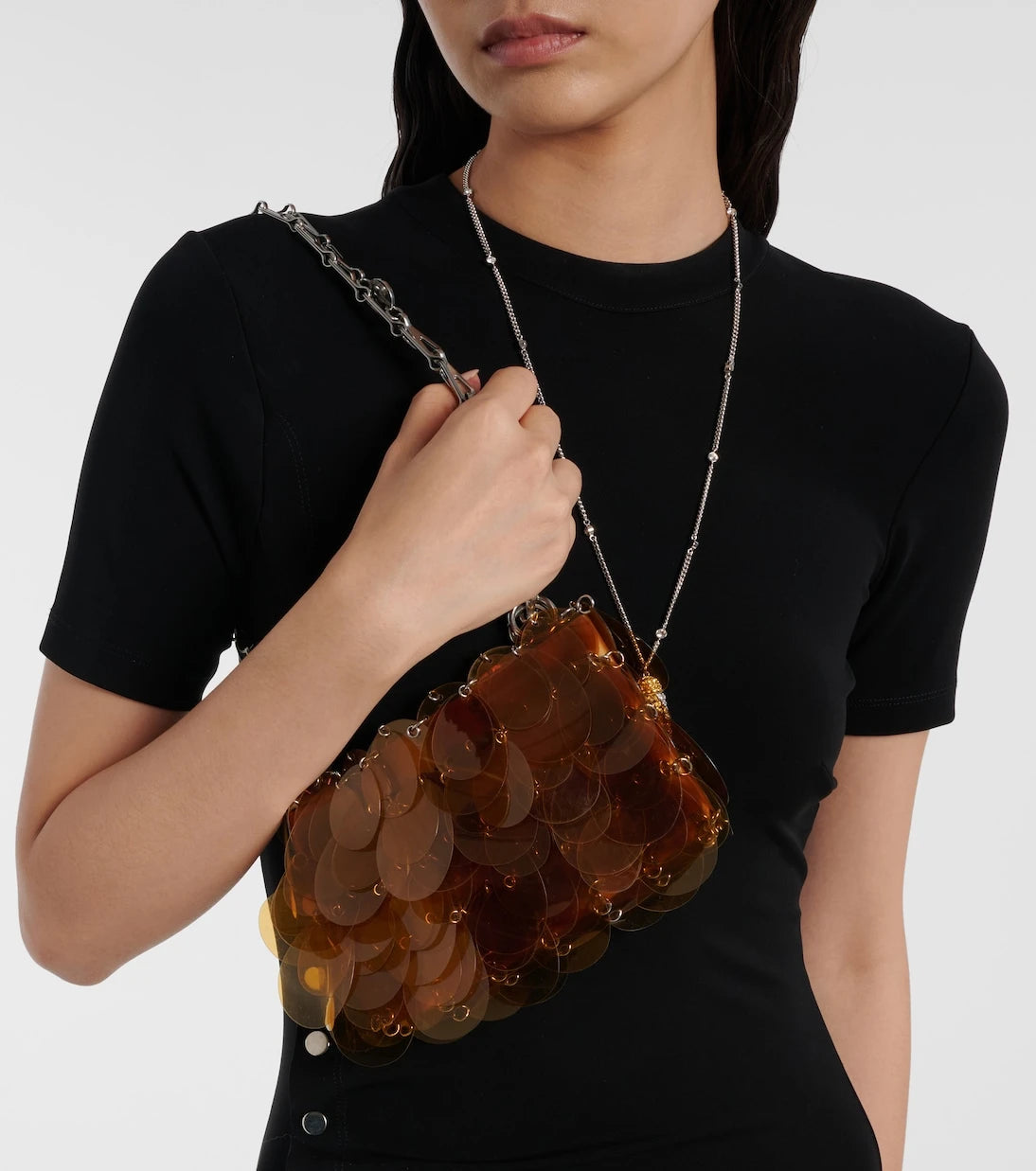 Rabanne - Sparkle sequined shoulder bag
