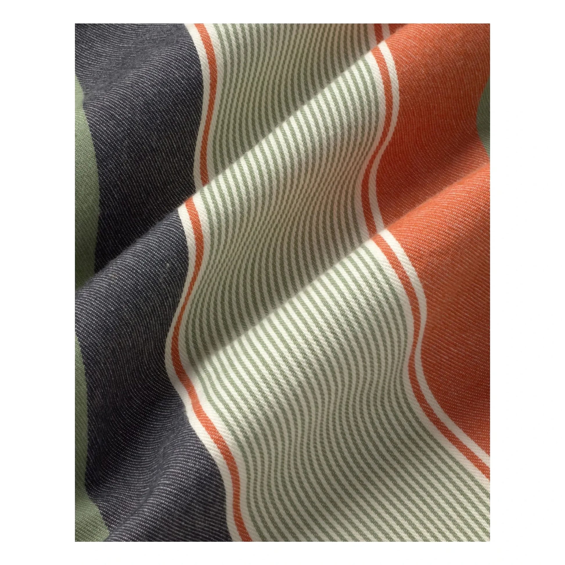 Thinking Mu - Raida Stripes Organic Cotton Top | Orange