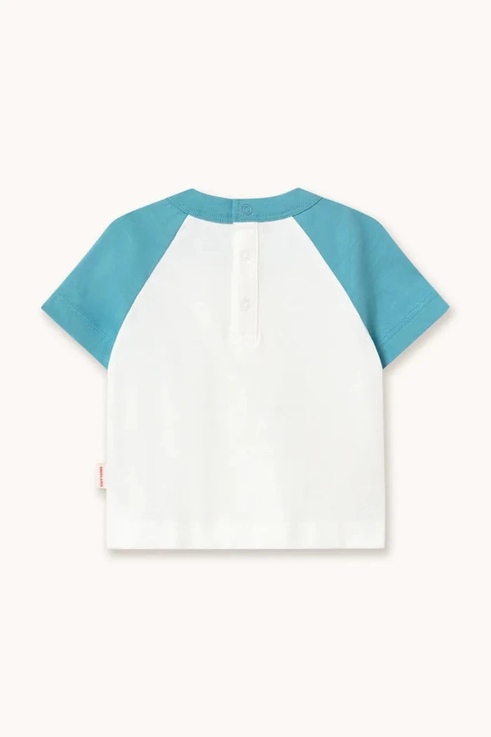 Бебешка памучна тениска Tinycottons TINY&TINY GRAPHIC BABY TEE