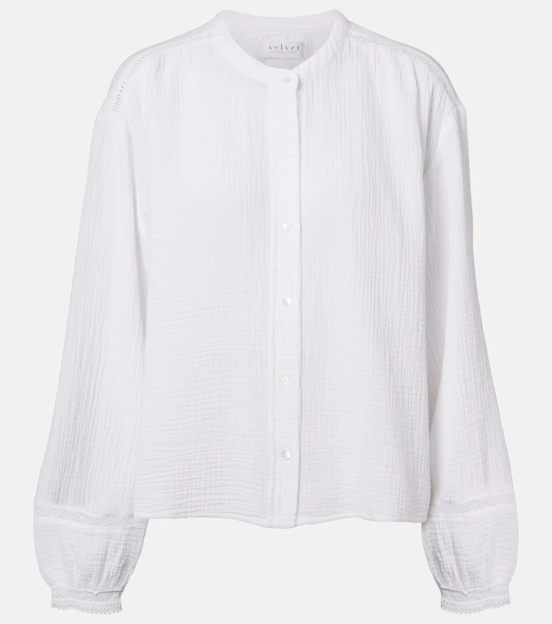 Velvet - Taria cotton muslin shirt