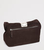 Suede Cuff Clutch Bag