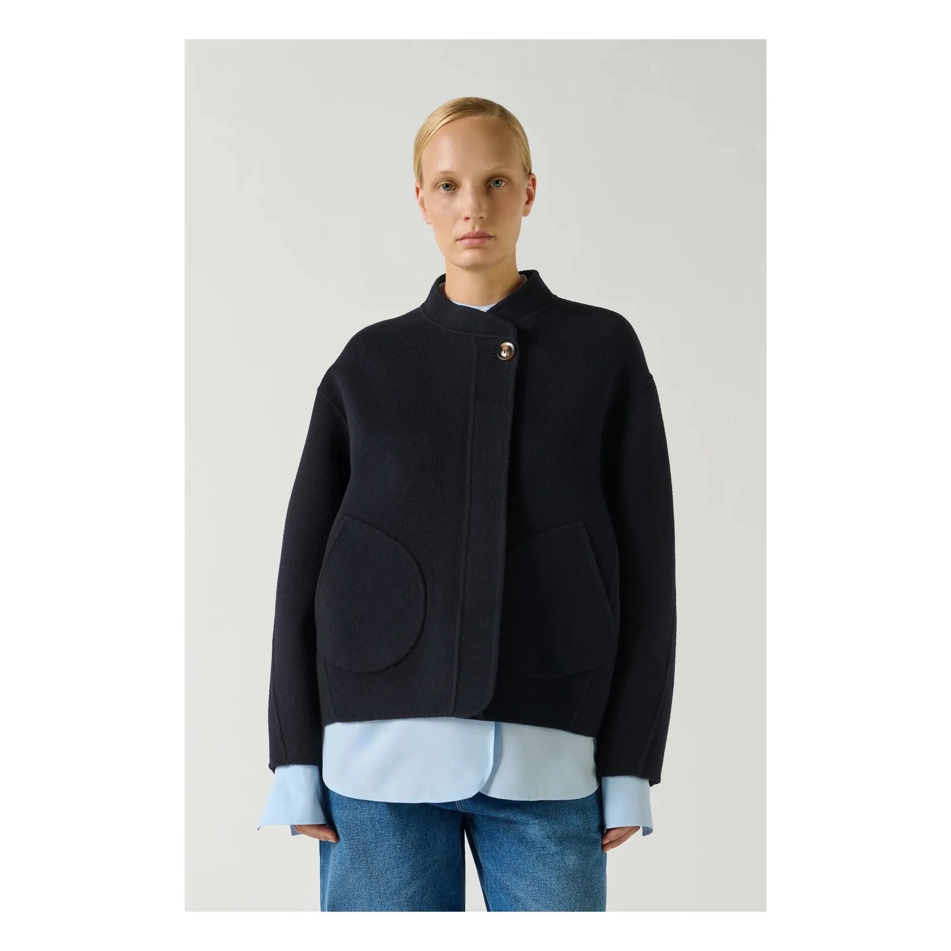 Soeur - Windsor Coat Wool | Navy blue