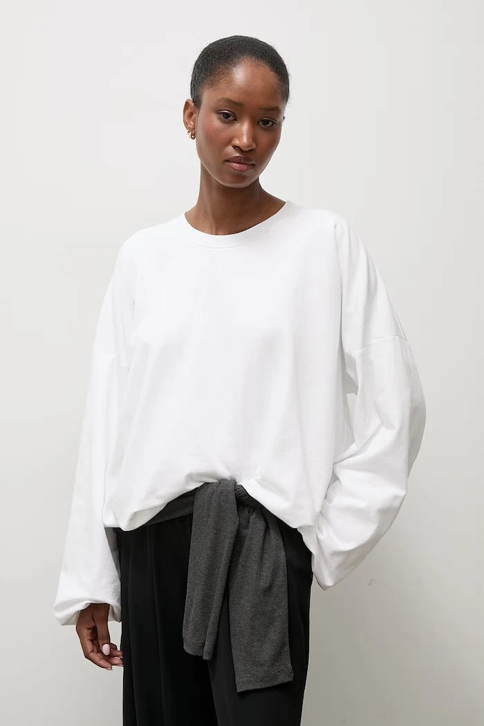 Pamuklu kadın sweatshirt