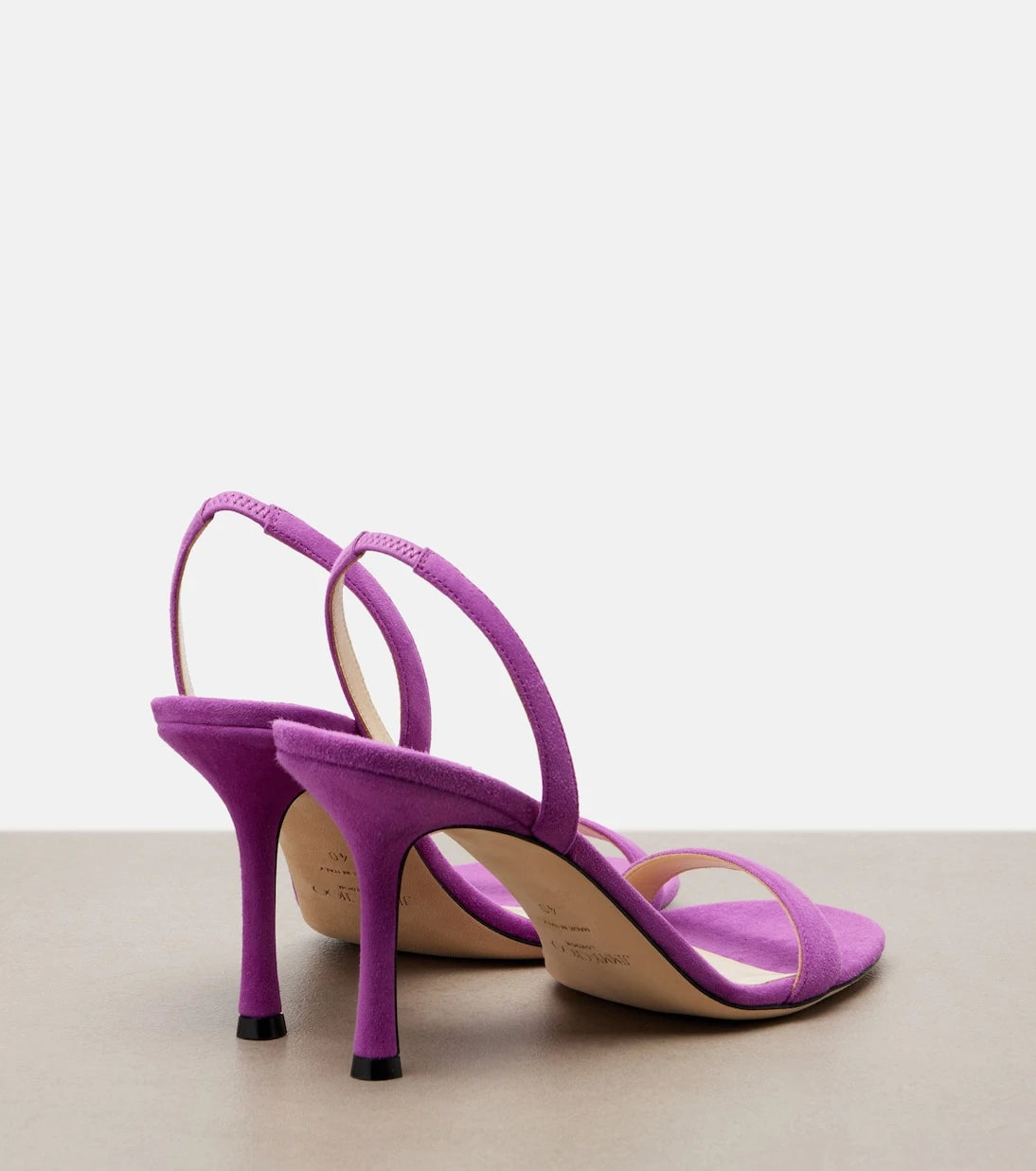 Jimmy Choo - Jenn suede slingback sandals