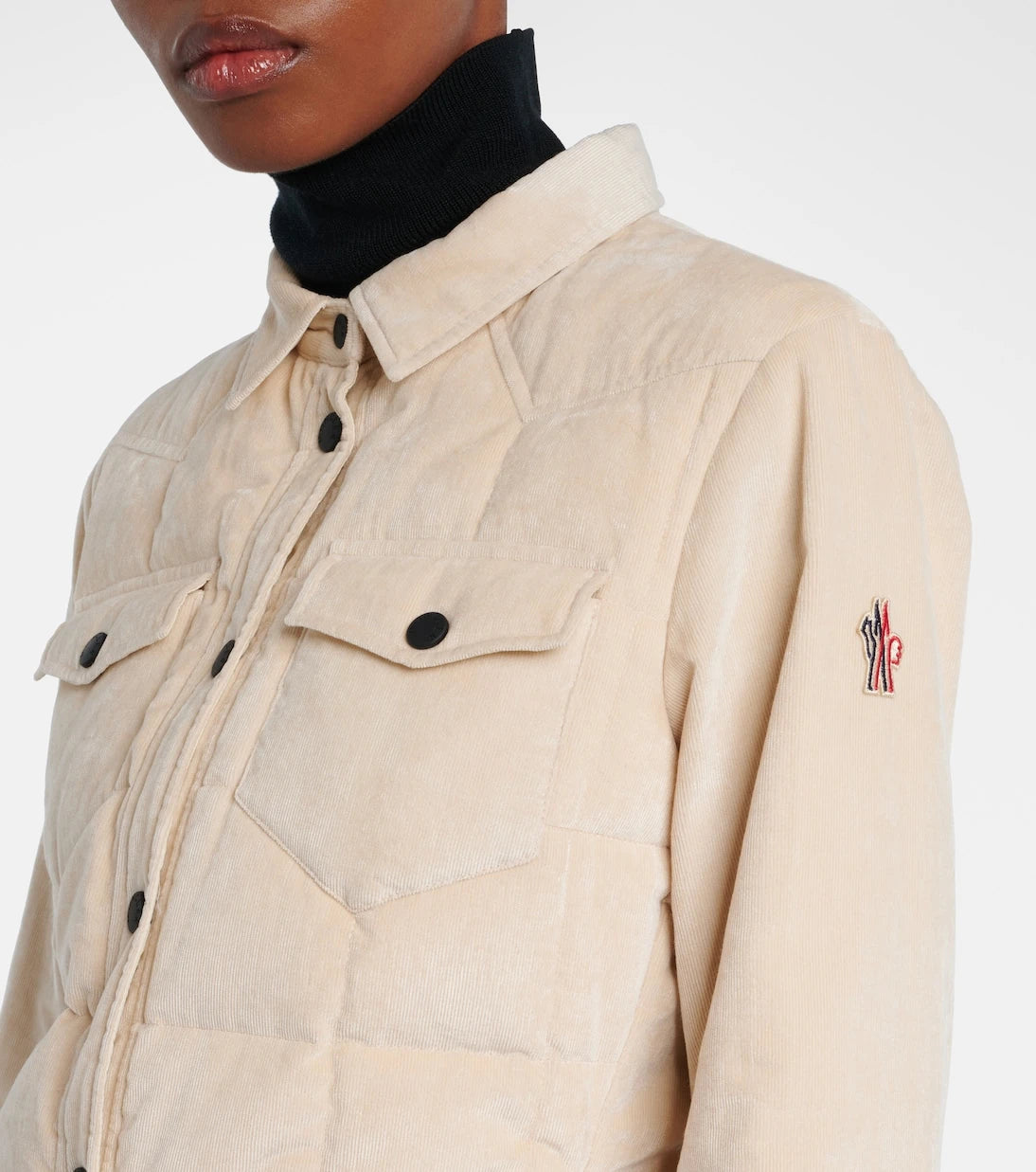 Moncler Grenoble - Nangy cotton-blend down overshirt