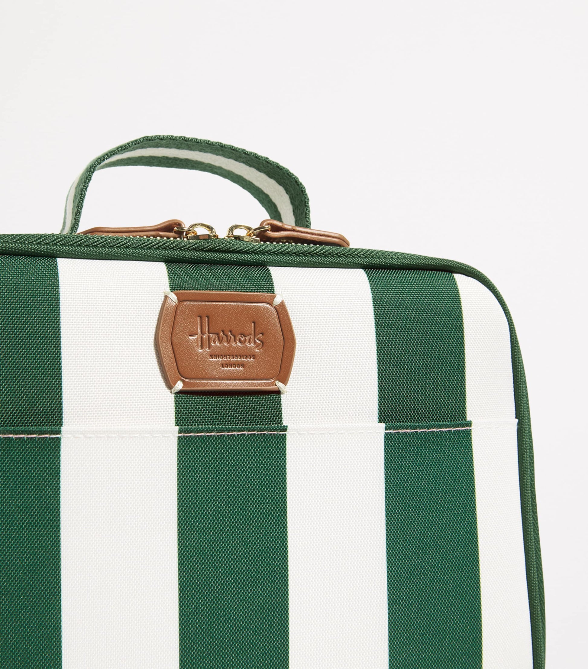 Striped Sandwich Box HARRODS GREEN