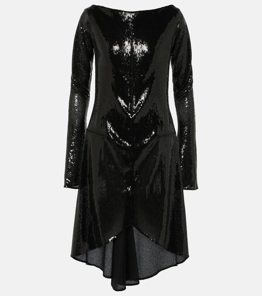 Courrèges - Ellipse sequined cutout midi dress