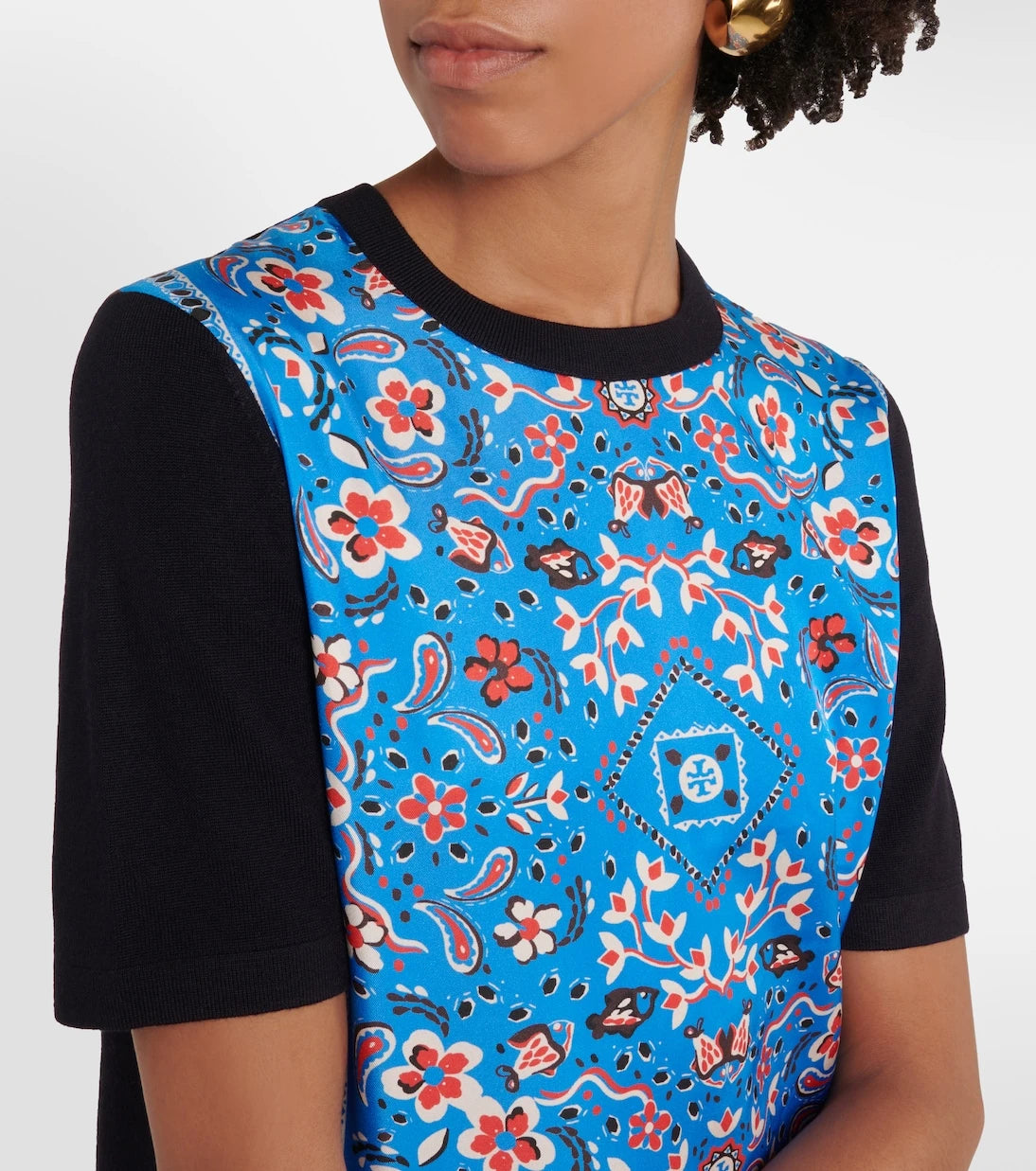 Tory Burch - Silk and wool minidress