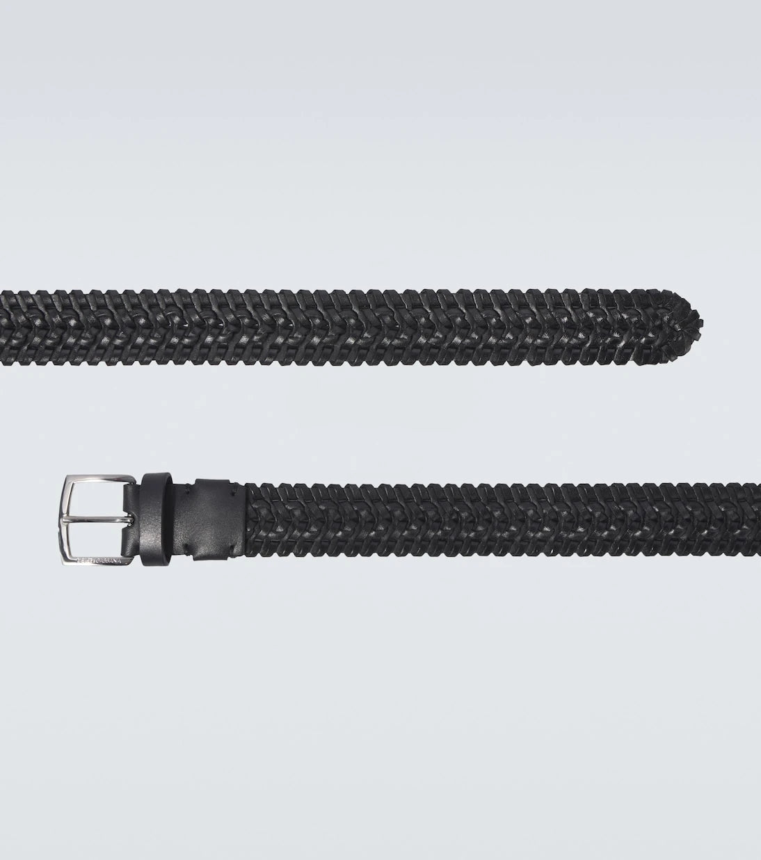Dolce&Gabbana - Braided leather belt