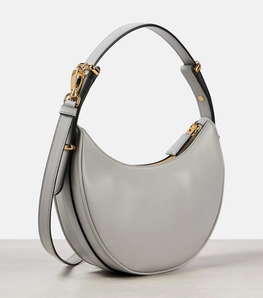 Prada - Arqué Small leather shoulder bag