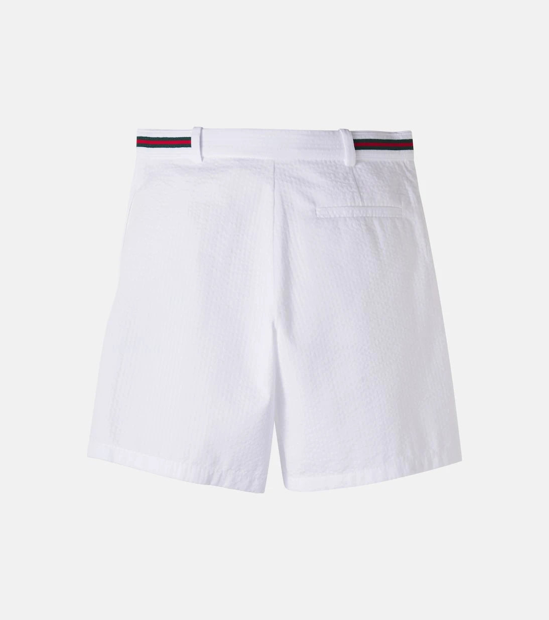 Gucci Kids - Web Stripe cotton Bermuda shorts
