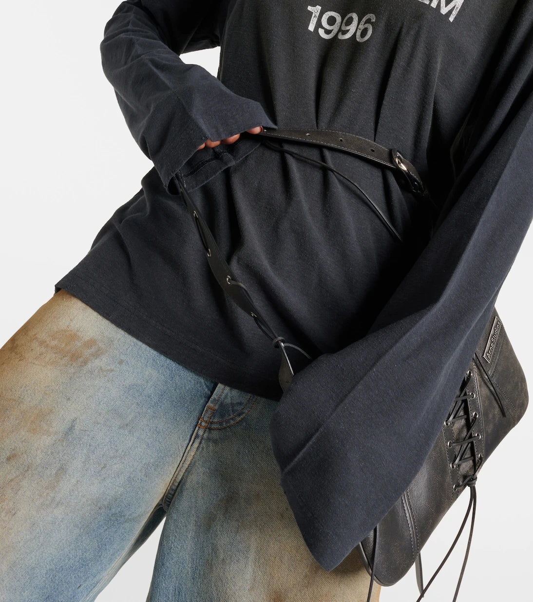 Acne Studios - Logo cotton-blend top