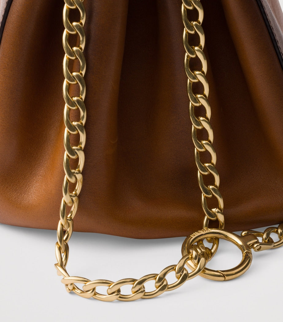 Prada Small Leather Tumulte Shoulder Bag