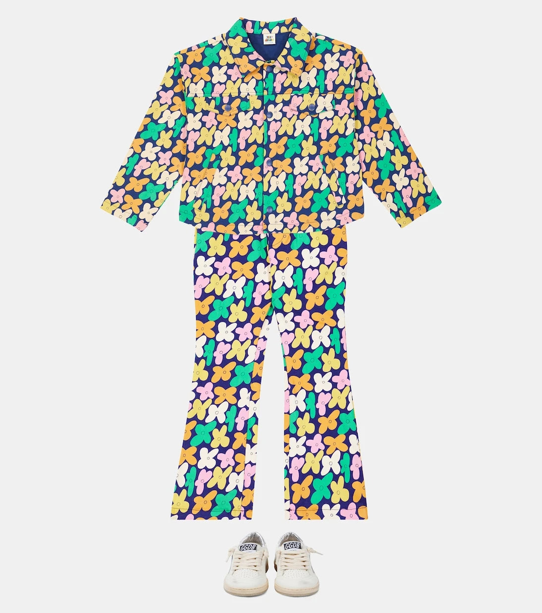 Jellymallow - Flower cotton-blend jacket