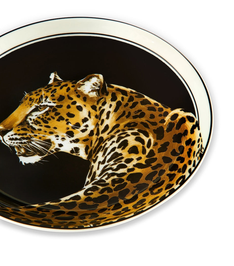 Dolce & Gabbana Casa Set of 2 Leopard Soup Plates (20cm)