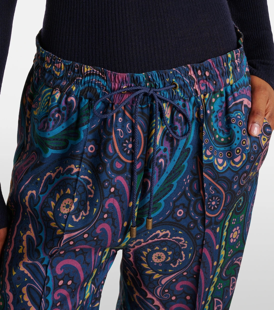 Etro - Printed straight pants