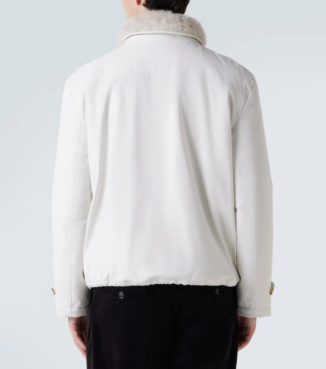 Brunello Cucinelli - Shearling-lined jacket