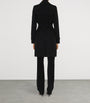 Burberry Black Cotton Mid-Length Chelsea Trench Coat