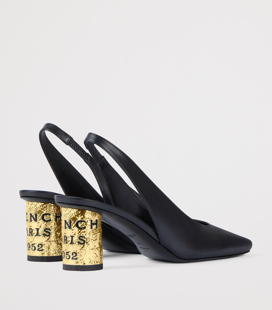 Givenchy Leather Tape Slingback Pumps 65